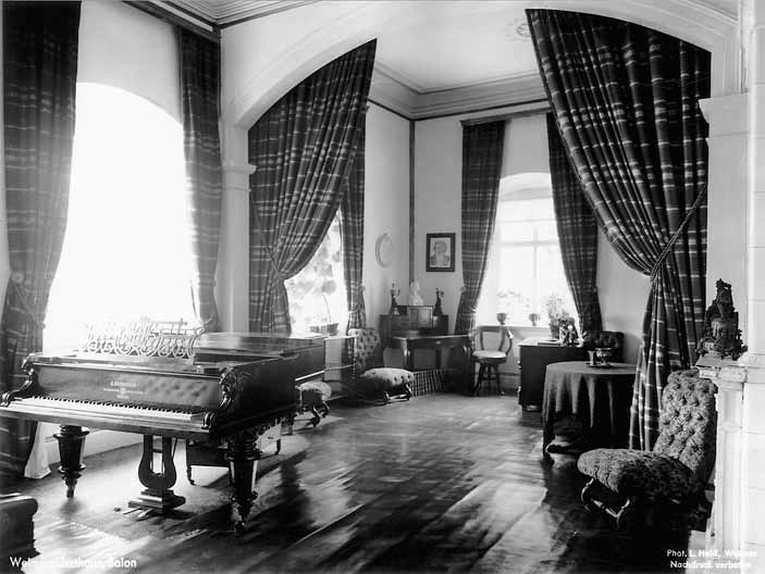 Liszt-Museum in Weimar Blick in den Salon 1927 © Klassik Stiftung Weimar